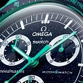 Часы Swatch x Omega Bioceramic Moonswatch Mission on Earth: Polar Lights SO33L103 фото 4