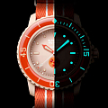 Часы Swatch x Blancpain Arctic Ocean SO35N100 фото 3
